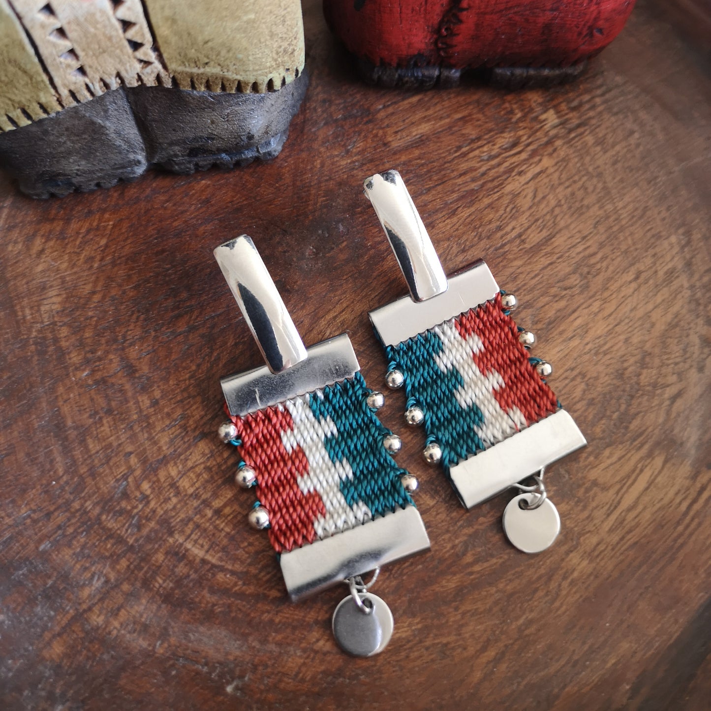 Aros canelo / canelo earrings image 8