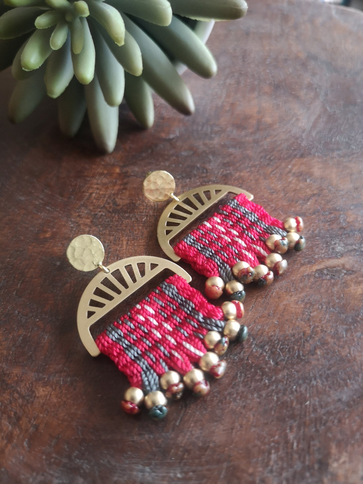 Maxi luna Quillay / Quillay Maxi moon earring image 6