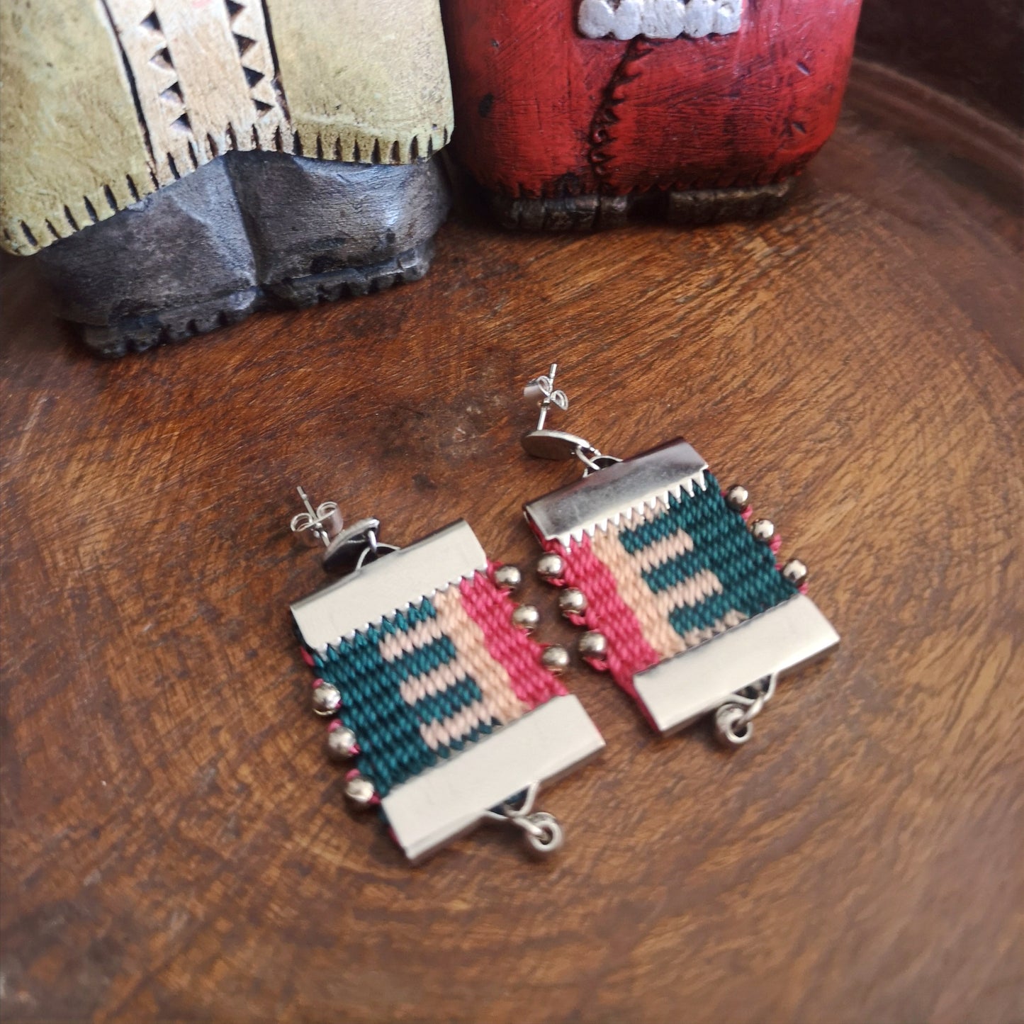 Aros canelo / canelo earrings image 5