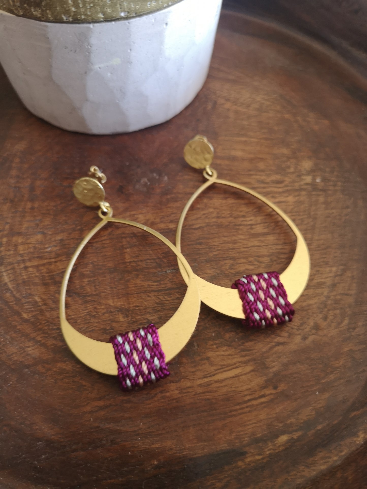 Aros Mañio coleccion nuestra tierra / Mañio earrings image 3