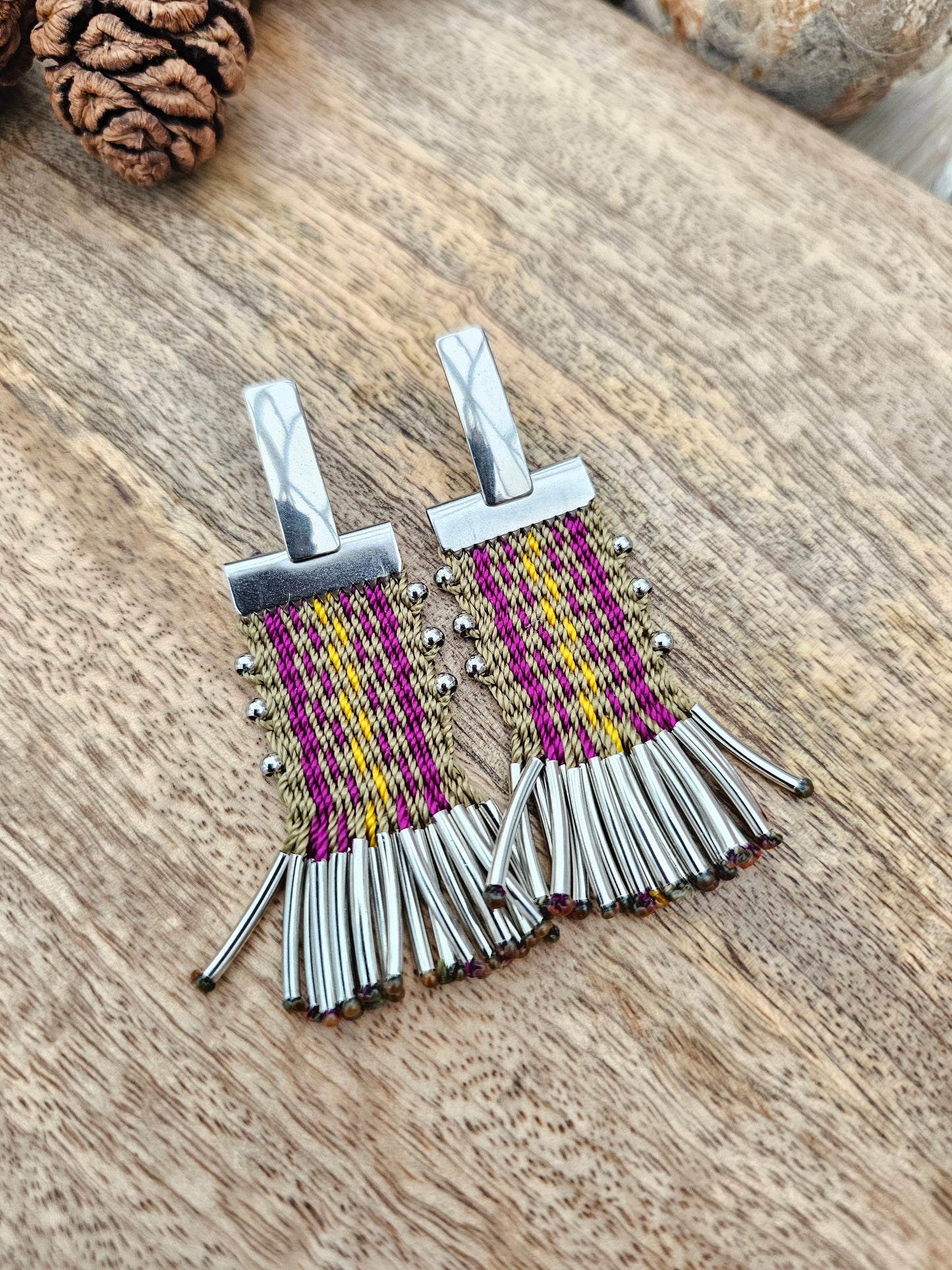 Aros tassel / tassel earrings image 11