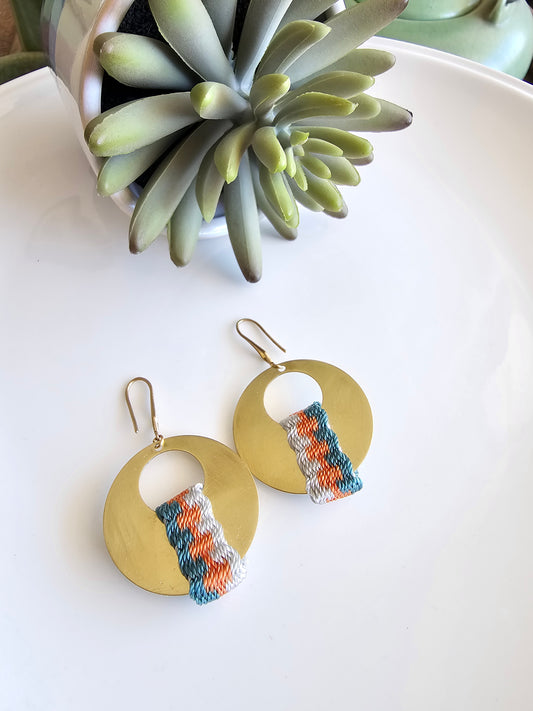 Aros Luna llena / Full moon earrings image 0