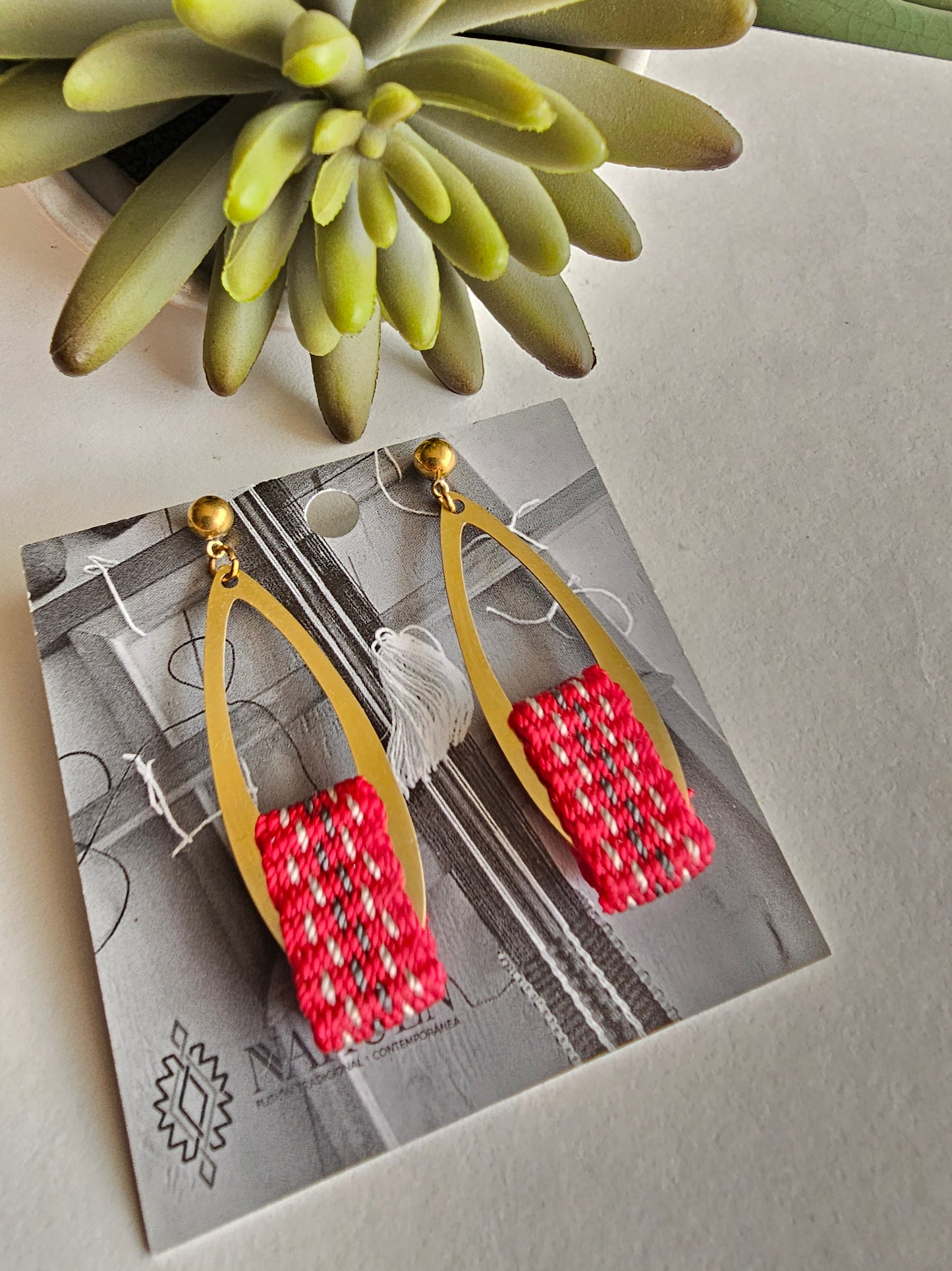 Aros gota larga/ long drop earrings image 0