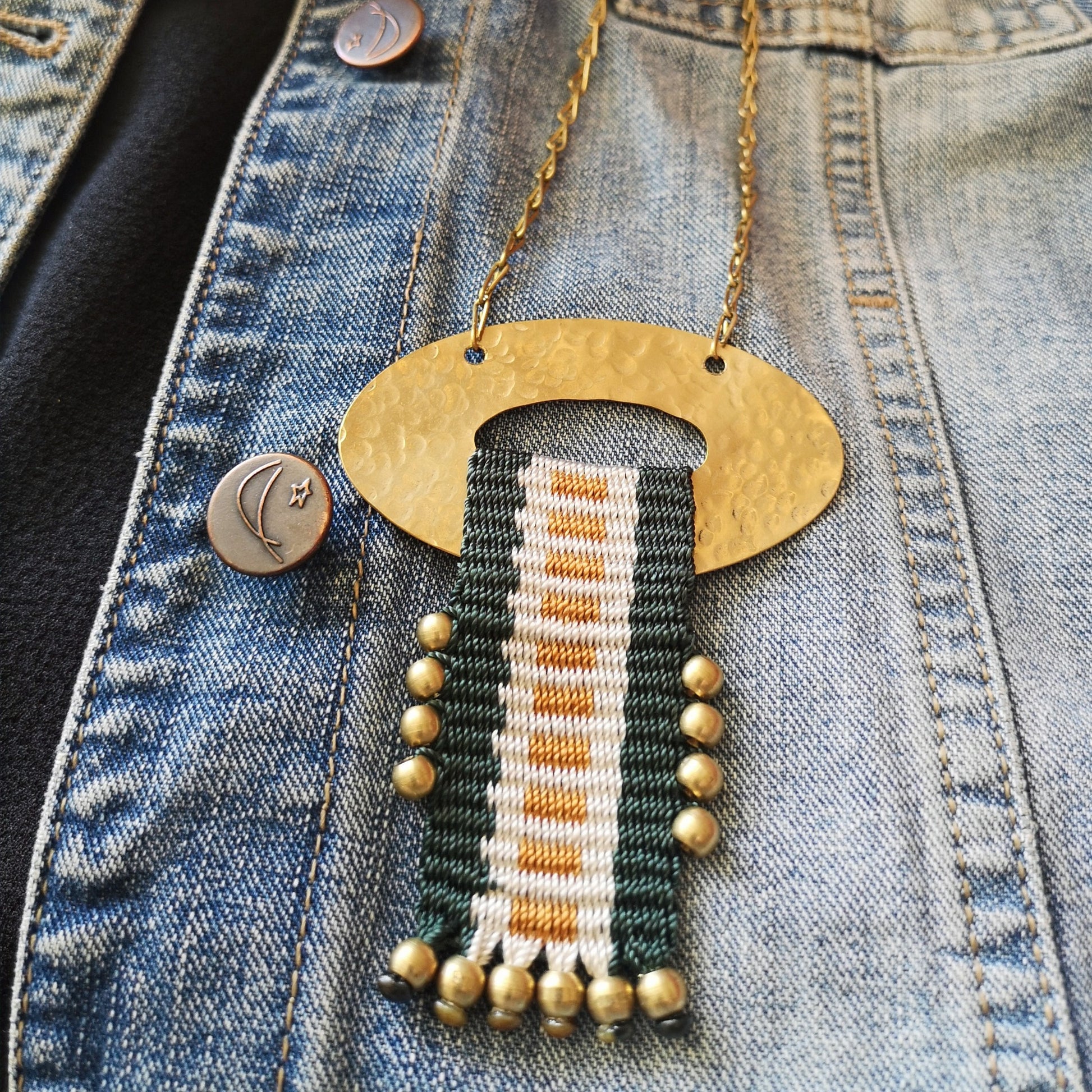 Collar bronce Lonquimay / Lonquimay bronze  necklace image 2