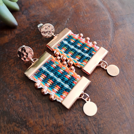 Aros Canelo copper/Canelo copper earrings image 0