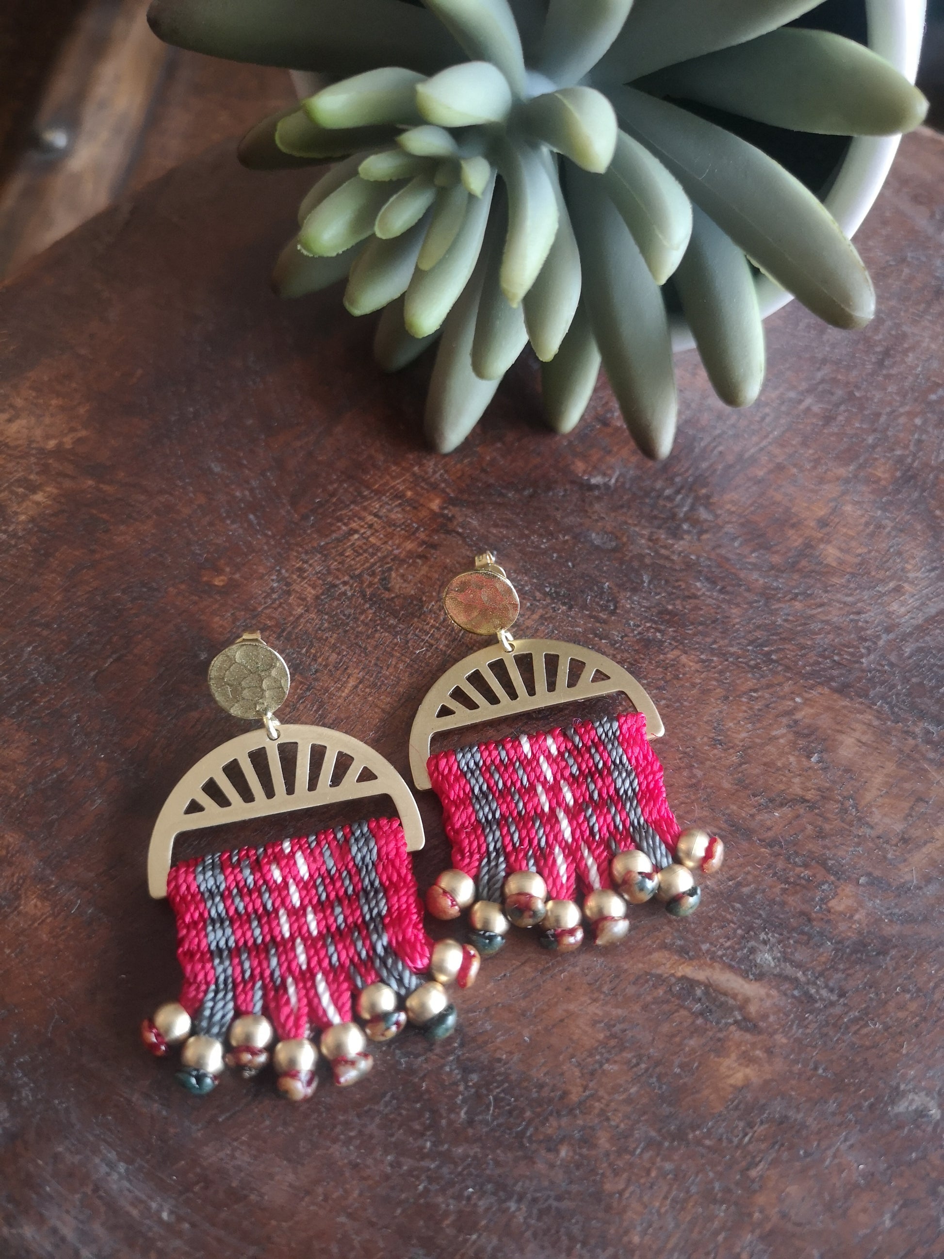 Maxi luna Quillay /  Quillay  Maxi  moon earring image 5