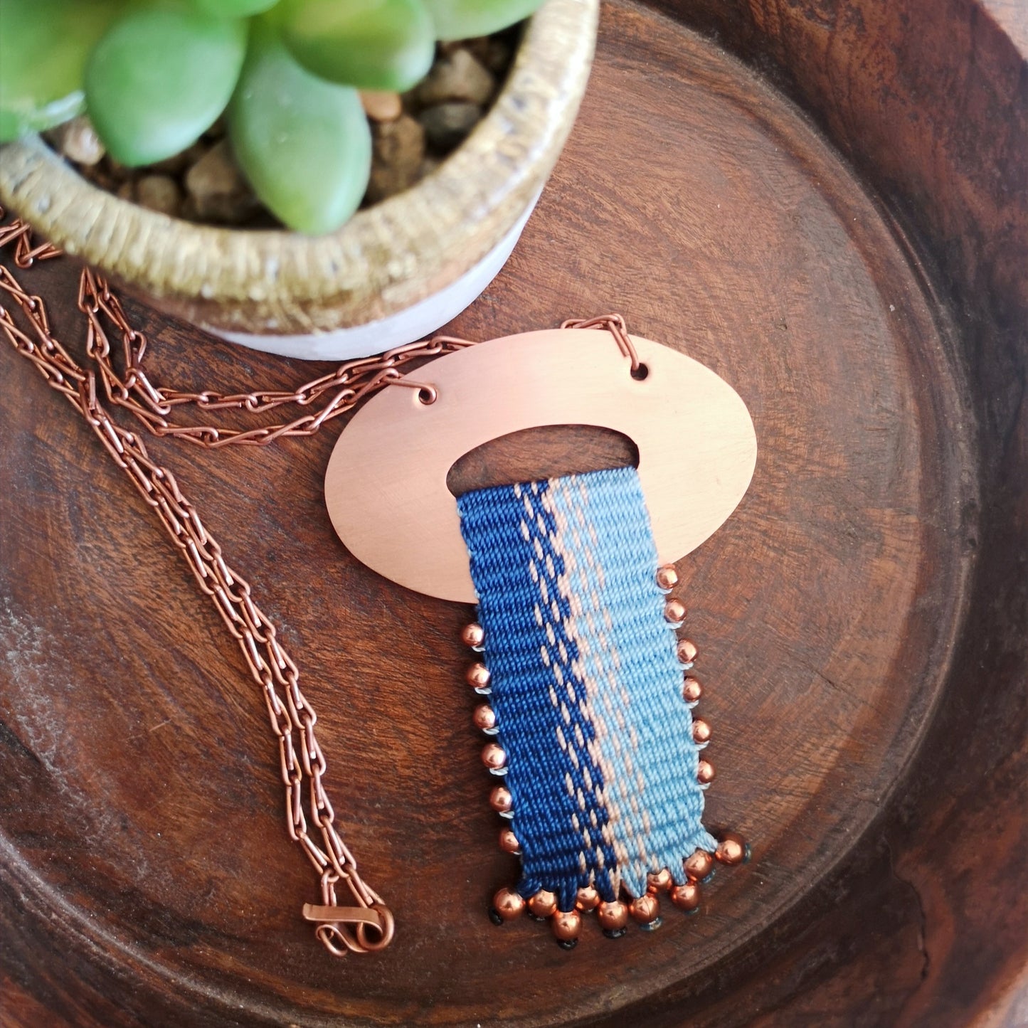 Collar cobre Lonquimay / Lonquimay copper  necklace image 2