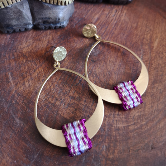 Aros Mañio coleccion nuestra tierra /  Mañio earrings image 0