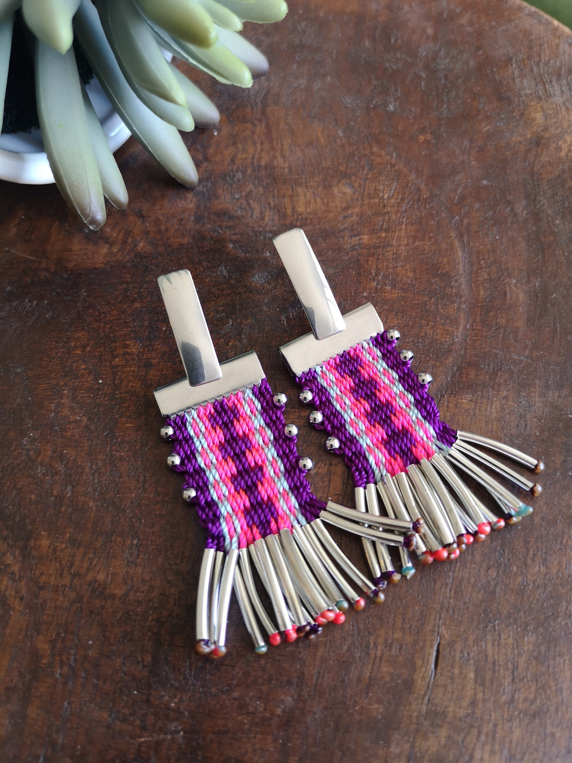 Aros tassel / tassel earrings image 2