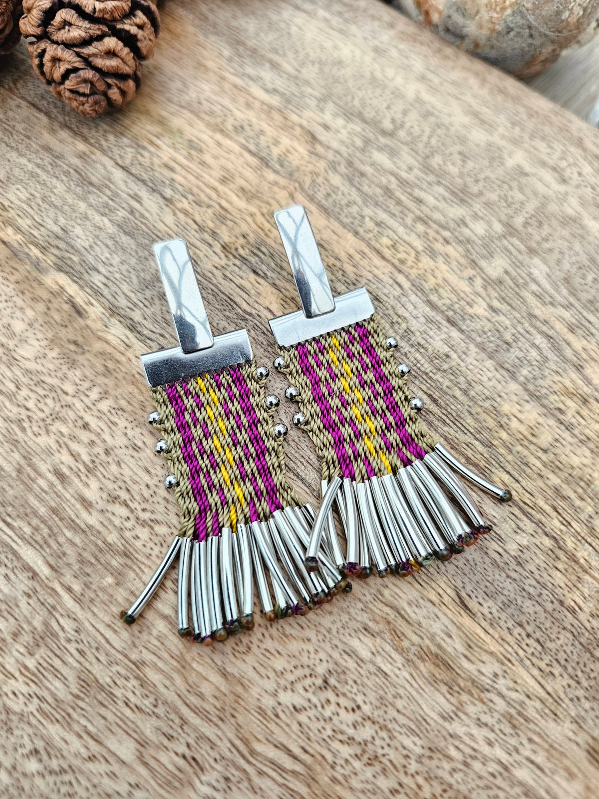Aros tassel / tassel earrings image 11