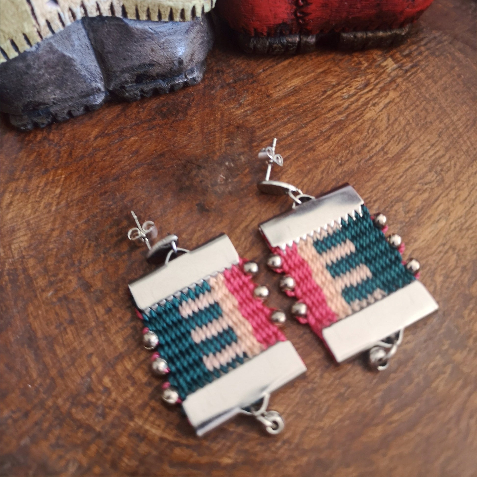 Aros canelo / canelo earrings image 3