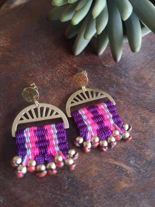 Maxi luna Quillay /  Quillay  Maxi  moon earring image 0