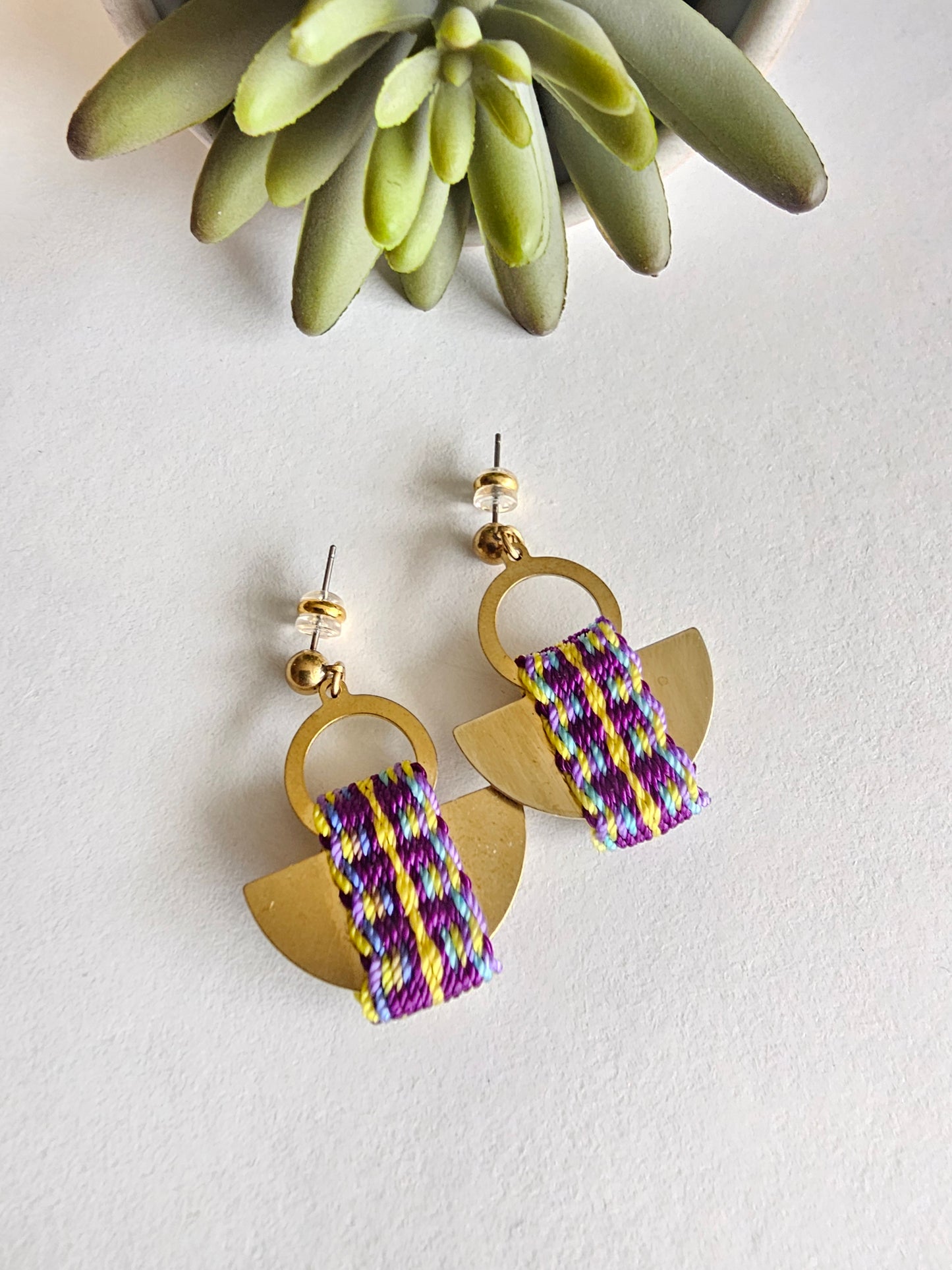 Aros Media Luna / half moon earrings