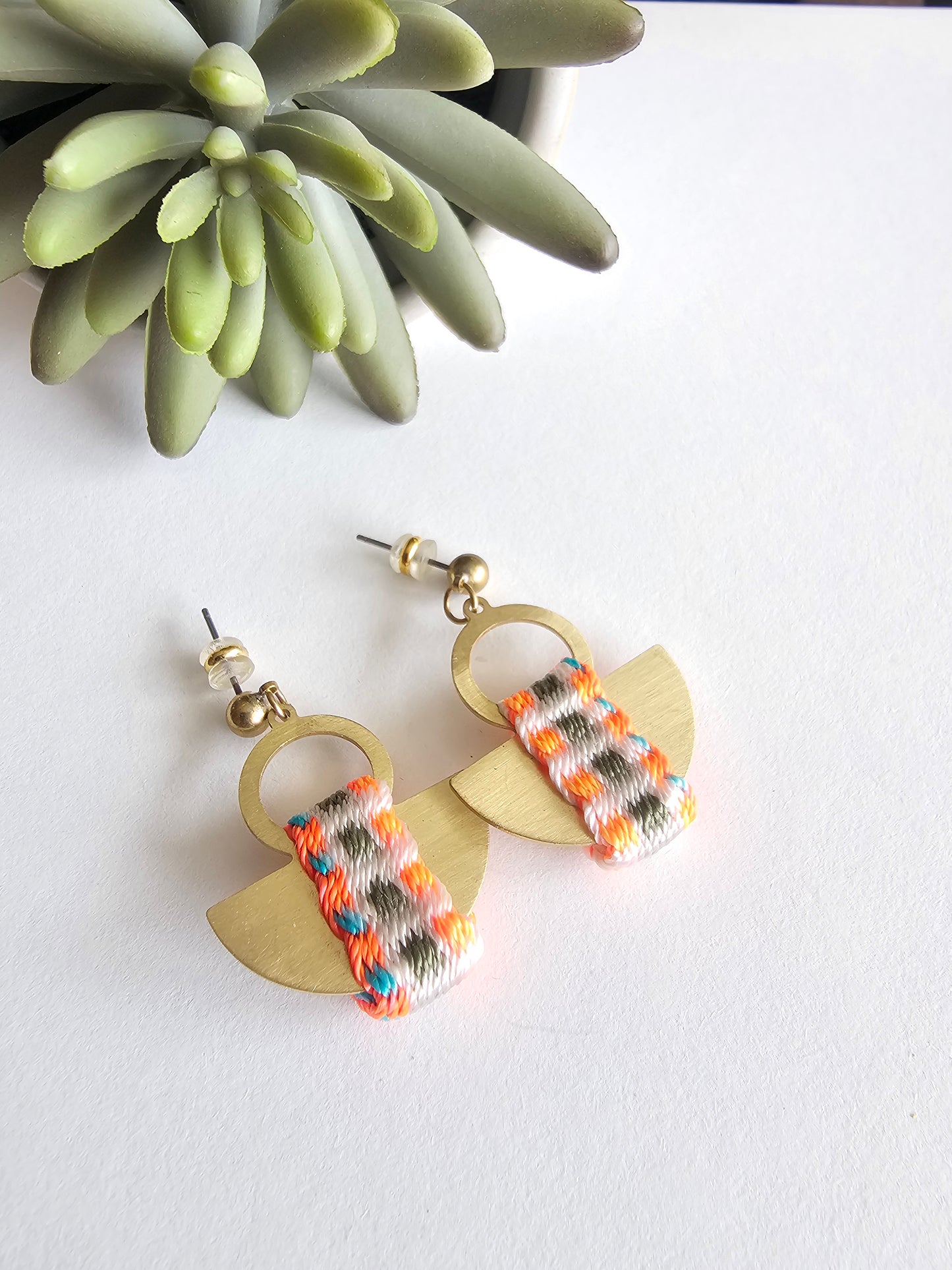 Aros Media Luna / half moon earrings