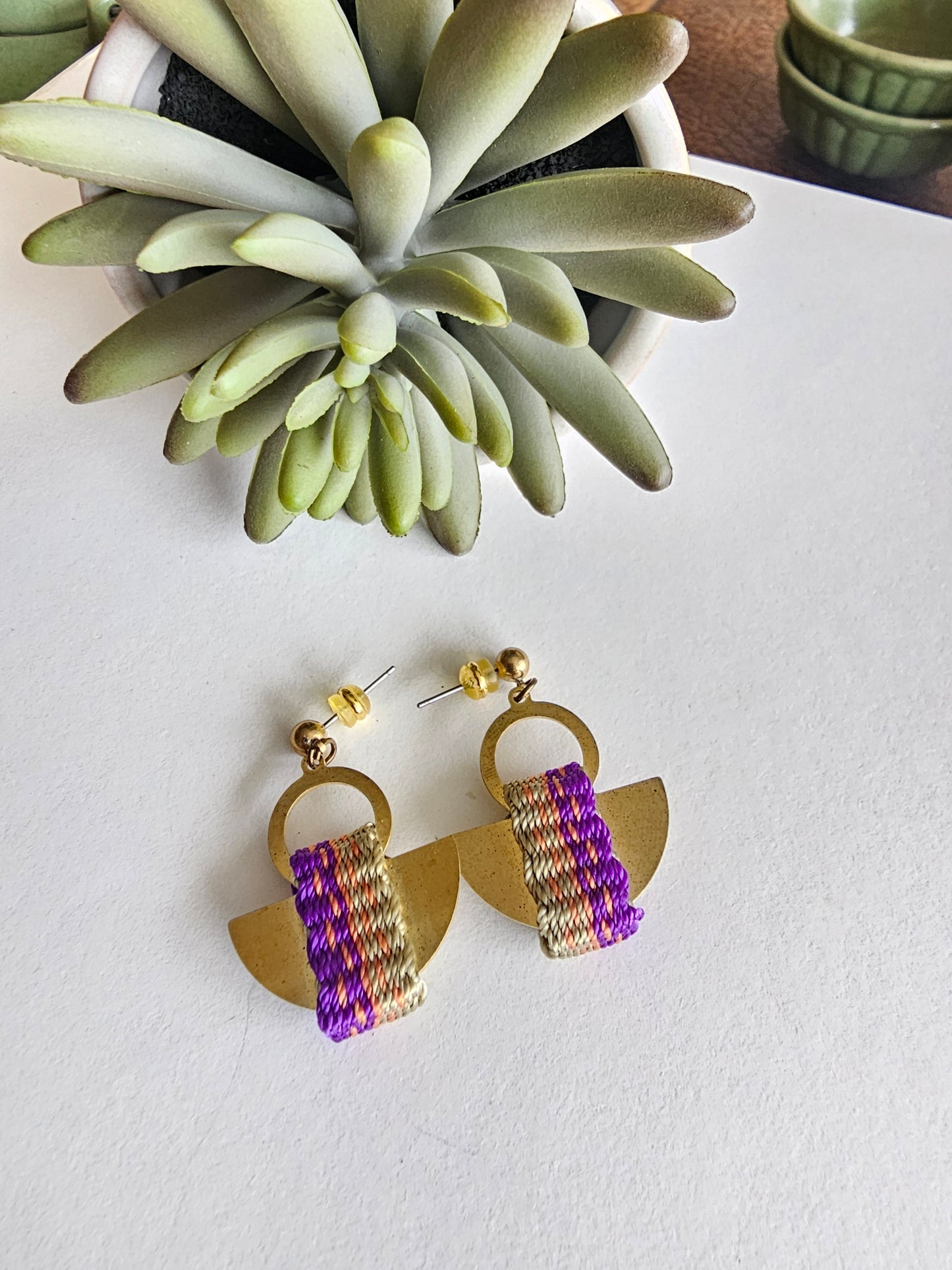 Aros Media Luna / half moon earrings