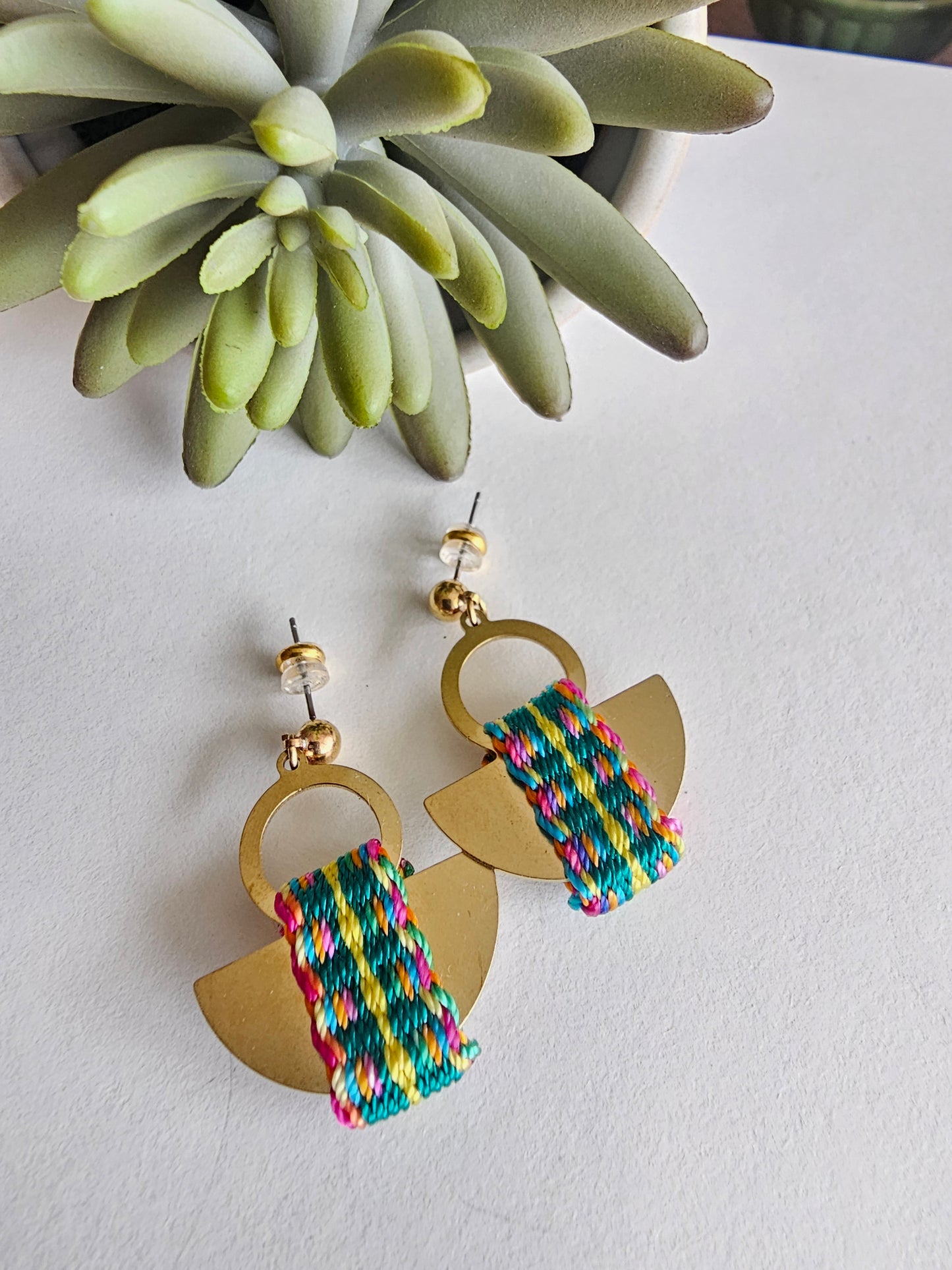 Aros media luna / half moon earrings