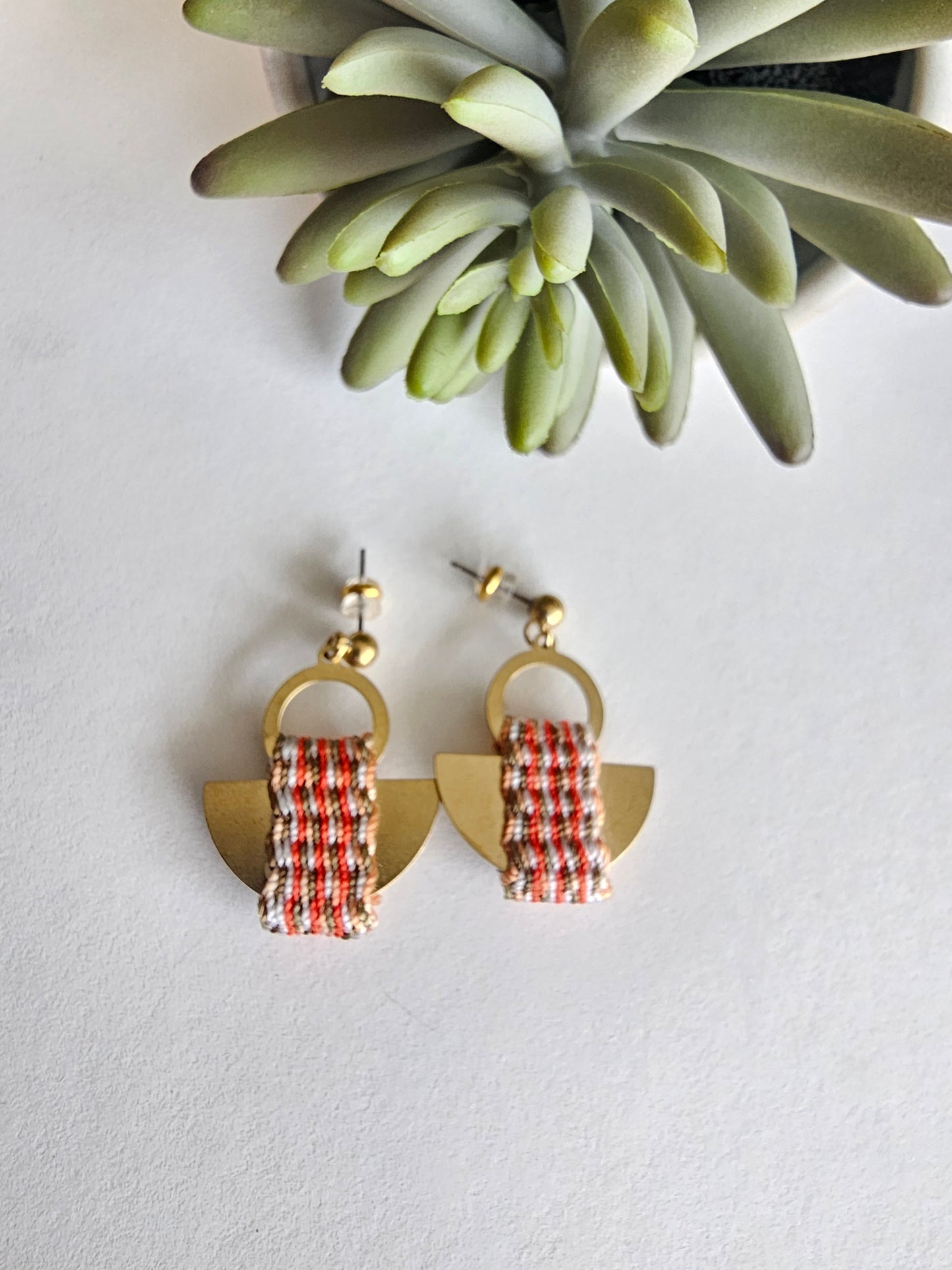 Aros media luna / half moon earrings