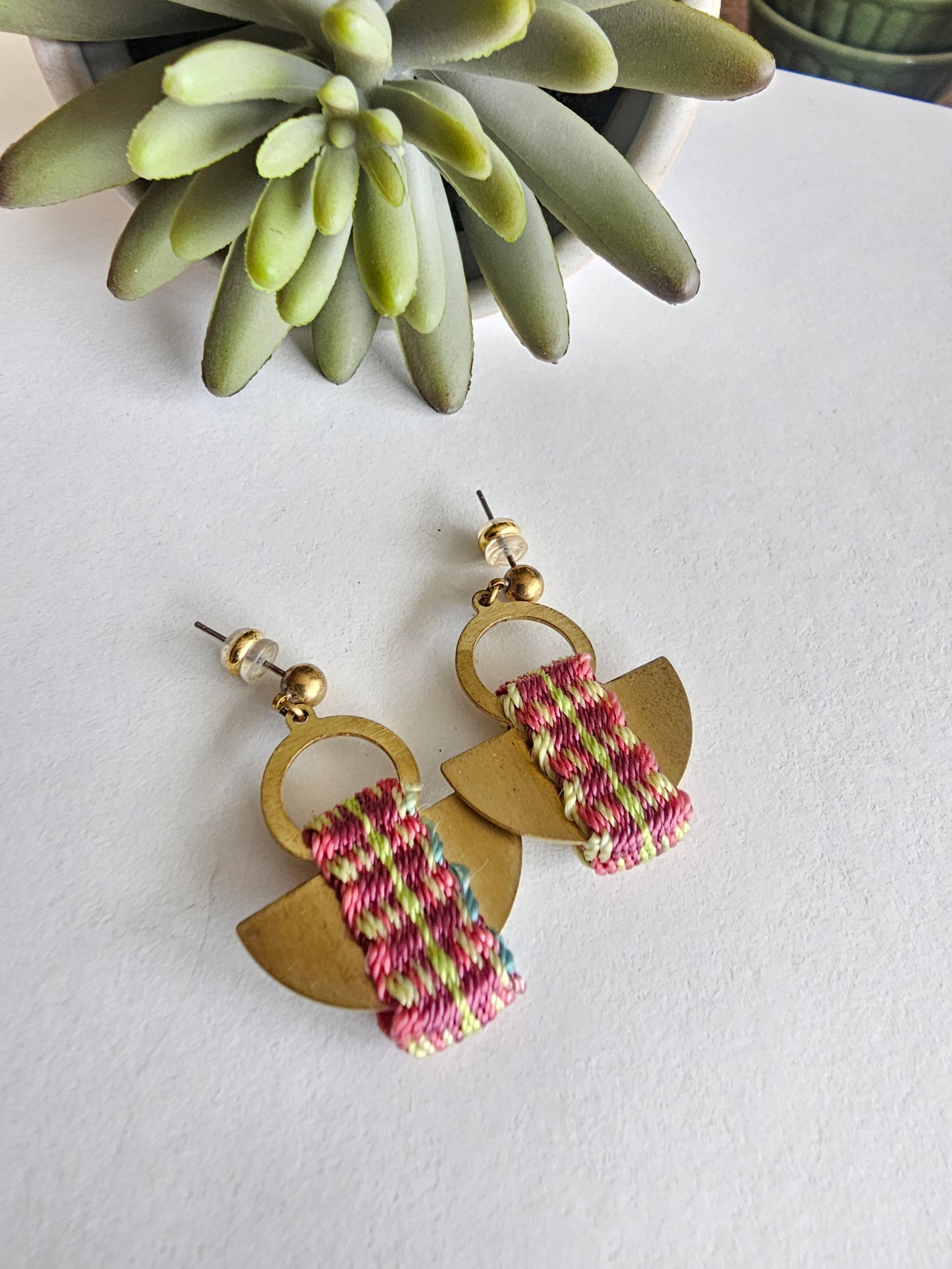 Aros media luna / half moon earrings