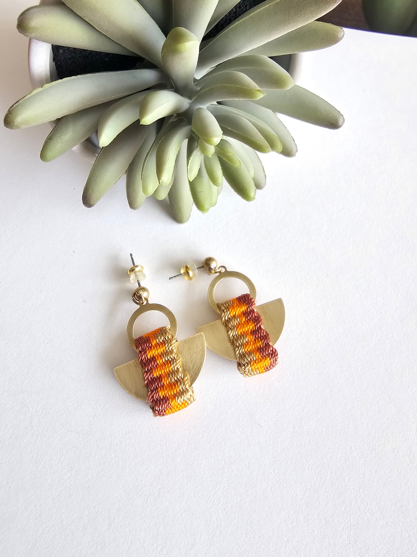 Aros Media Luna / half moon earrings