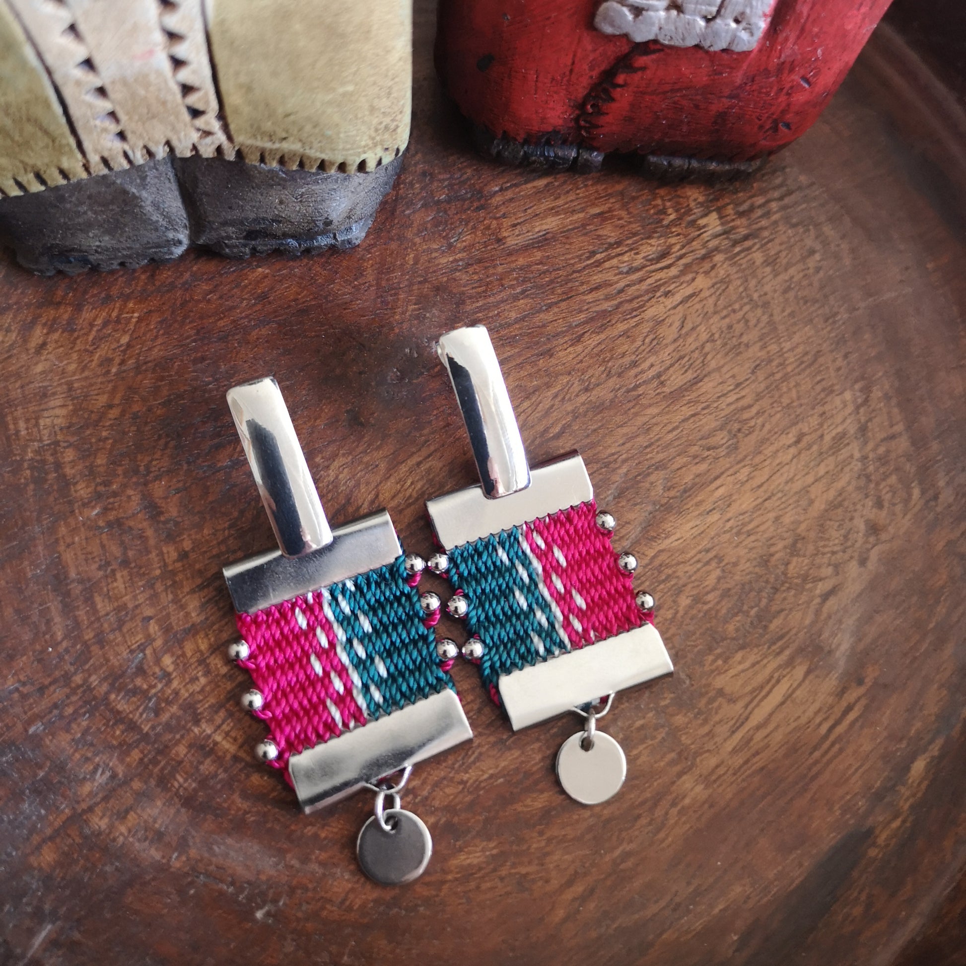 Aros canelo / canelo earrings image 2