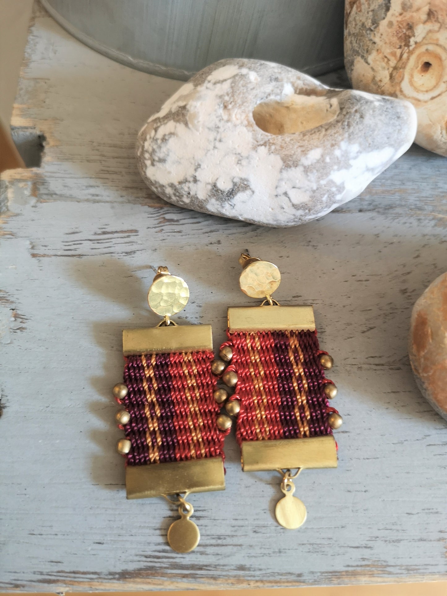 Aros Canelo Brass /Canelo Brass  earrings image 7