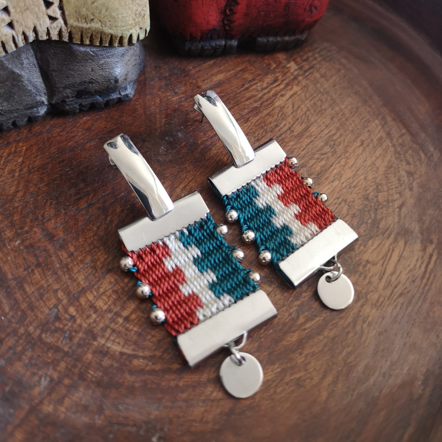 Aros canelo / canelo earrings image 6