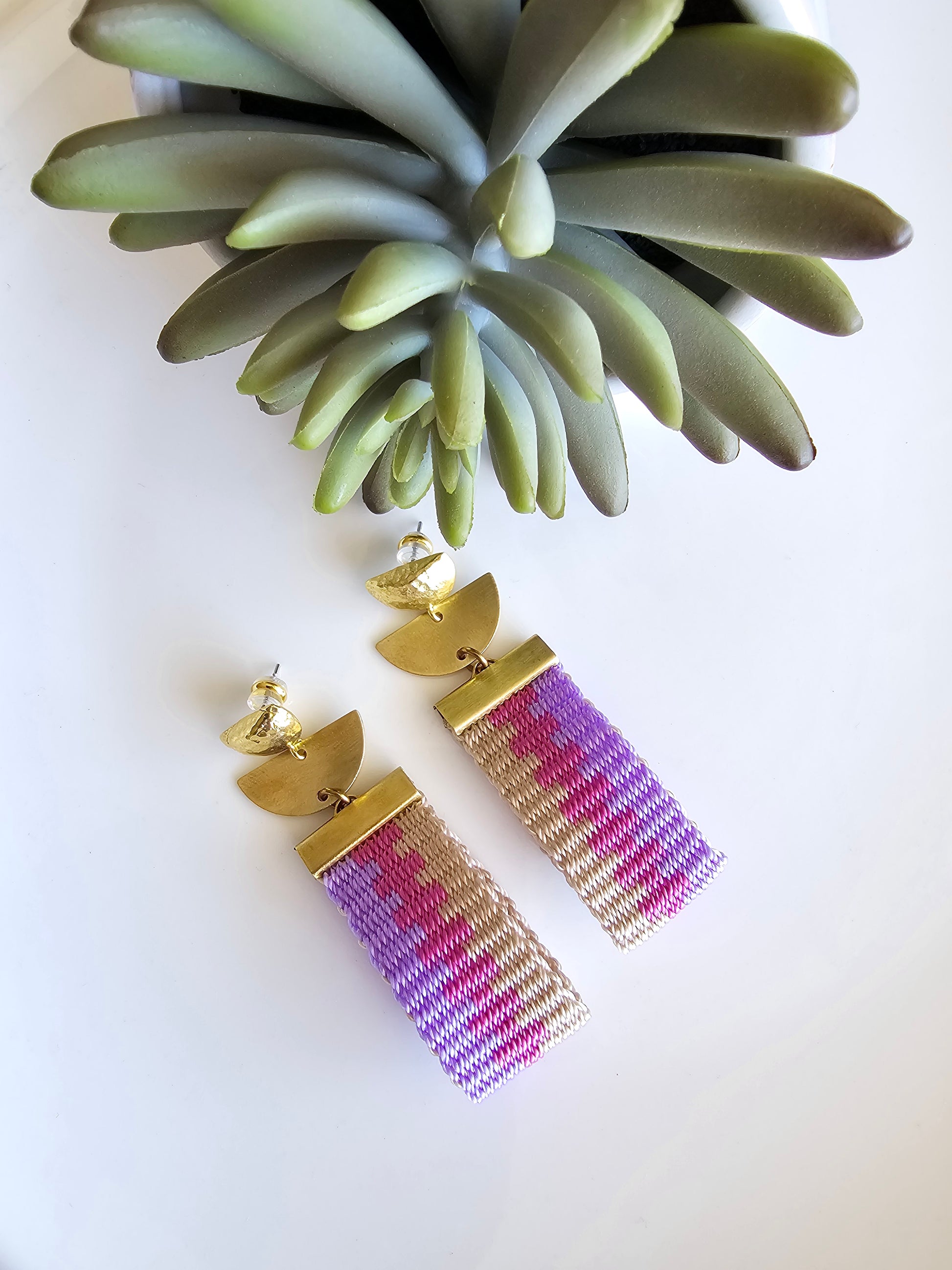 Aros doble/ Double earrings image 3