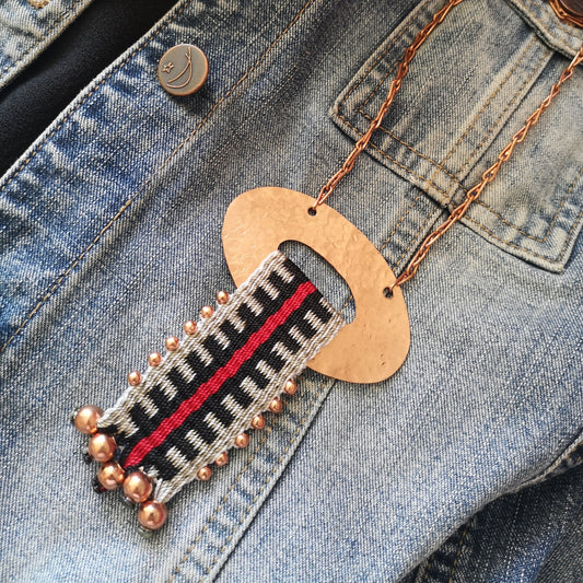 Collar cobre Lonquimay / Lonquimay copper  necklace image 0