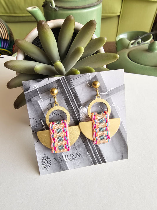 Aros media luna / half moon earrings image 0