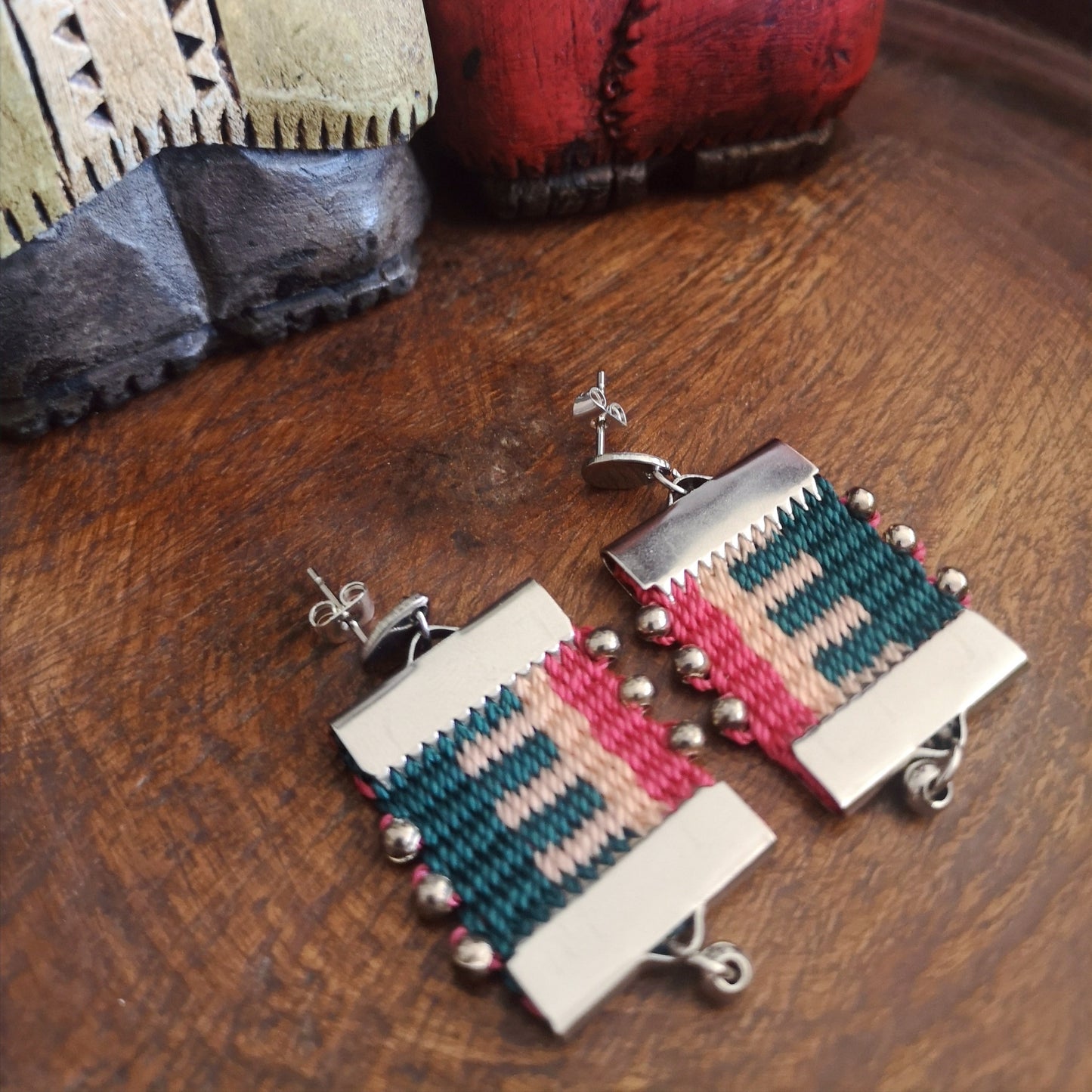 Aros canelo / canelo earrings image 4