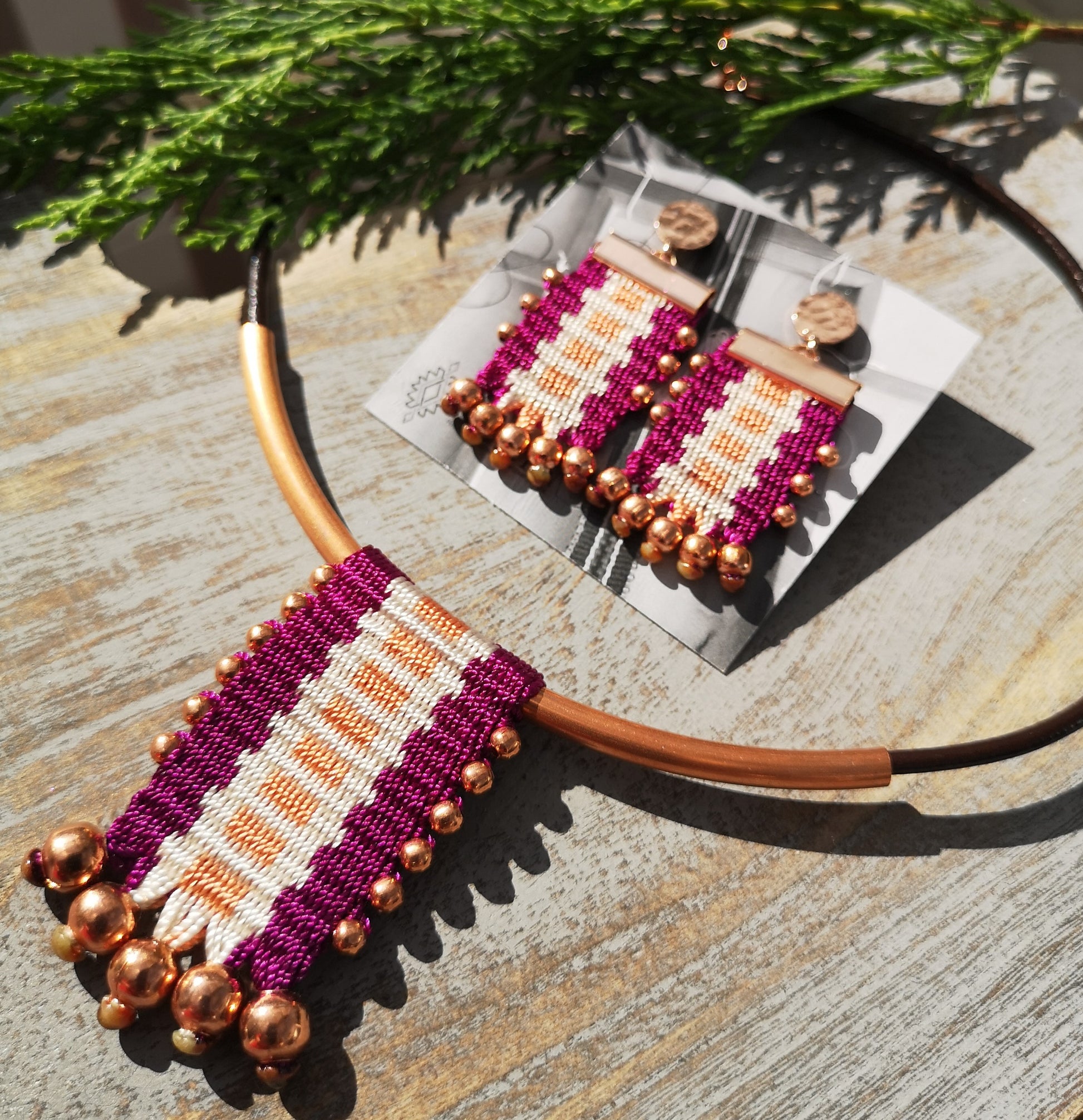 Collar osorno cobre / Osorno copper necklaces image 2