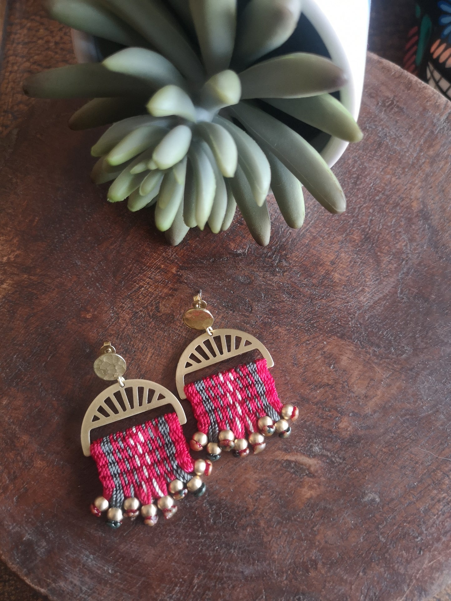 Maxi luna Quillay /  Quillay  Maxi  moon earring image 4