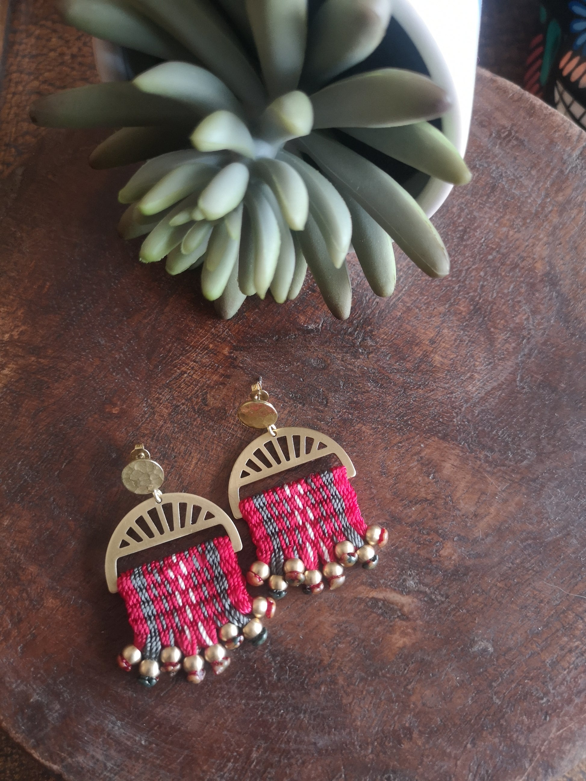 Maxi luna Quillay /  Quillay  Maxi  moon earring image 4