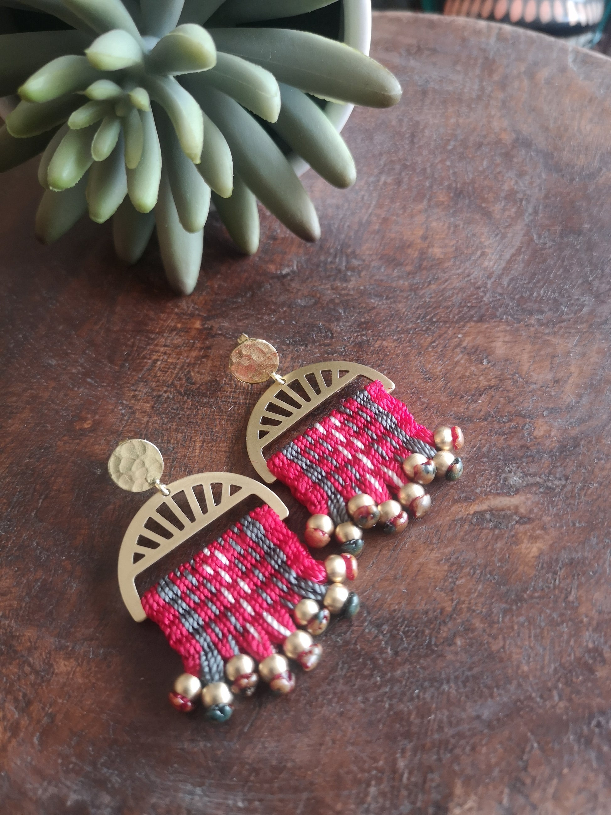 Maxi luna Quillay /  Quillay  Maxi  moon earring image 3