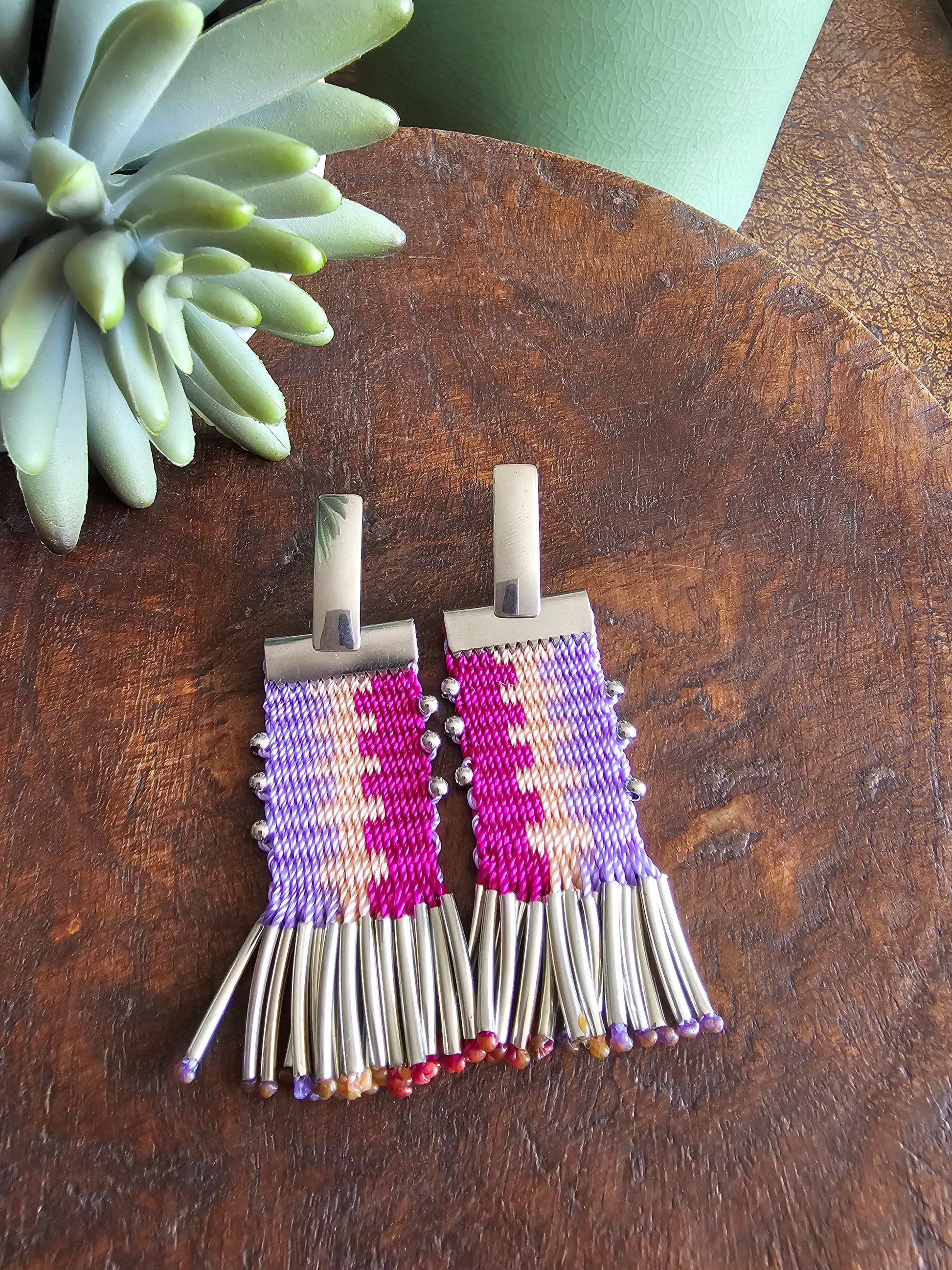 Aros tassel / tassel earrings image 12