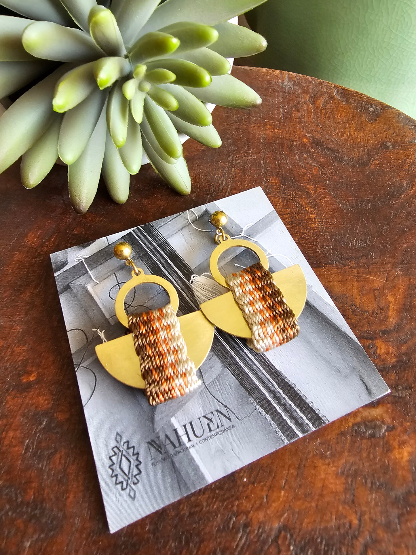 Aros media luna / half moon earrings image 10